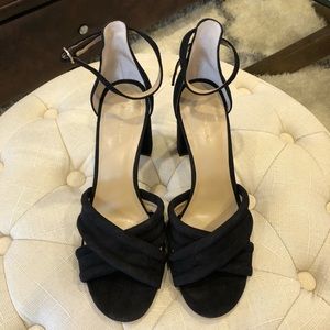 Ann Taylor - Gillian Suede Block Heel - Sz 7.5